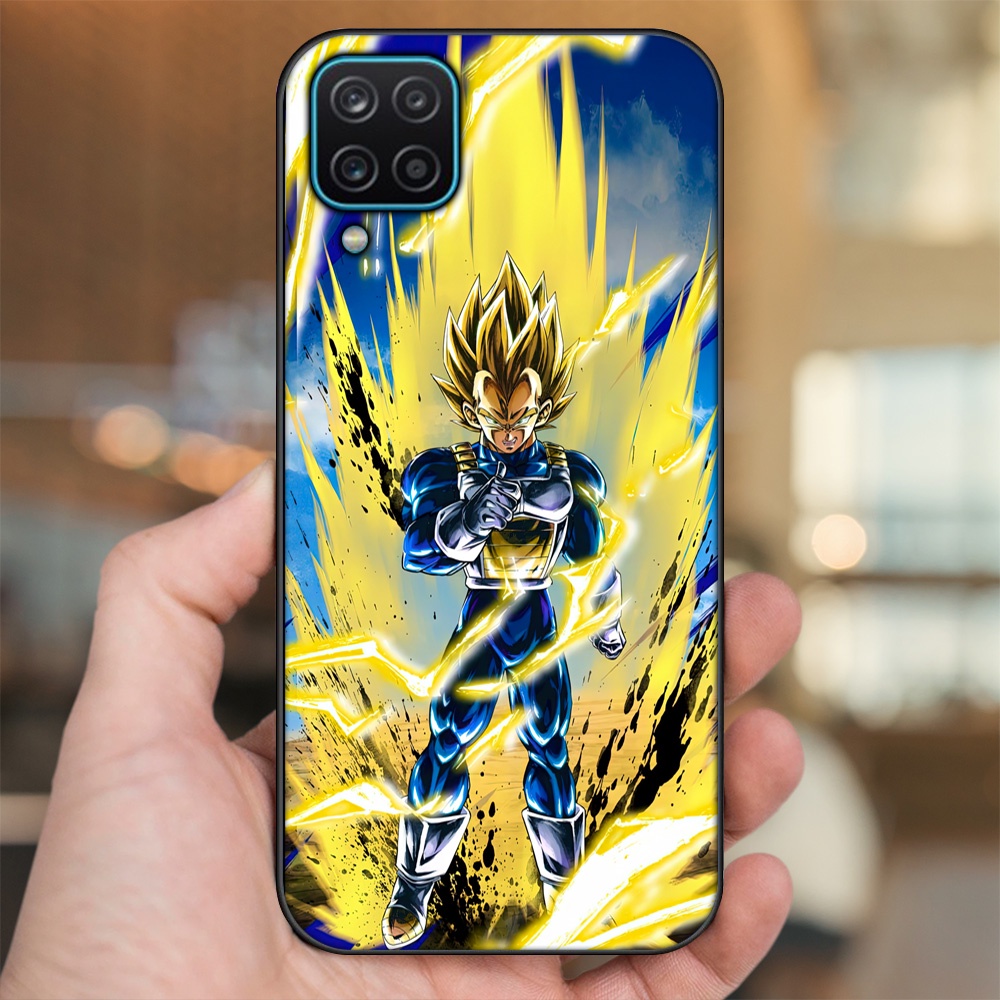 Ốp lưng Samsung A12 5G, M12 viền đen in hình Vegeta Dragon Ball