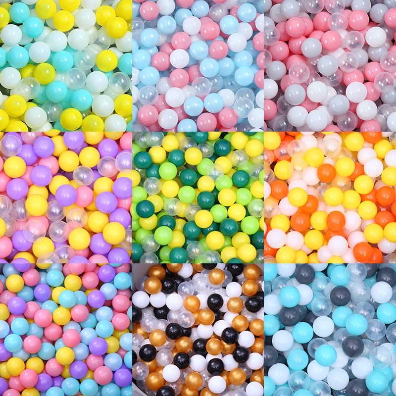 ✨OVER 15 COLORS✨ 1pcs 5.5cm/7cmBóng biển dày thân thiện với môi trường Bóng biển Bobo Ball Đồ chơi trẻ em Bóng màu cho sân chơi trẻ em