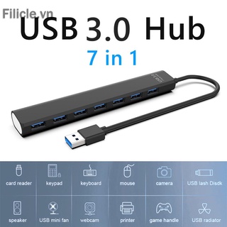 Bộ chia 7 cổng USB 2.0/3.0 5Gbps