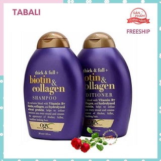 Bộ Dầu gội xả Biotin Collagen Organix Thick Full,TABALI
