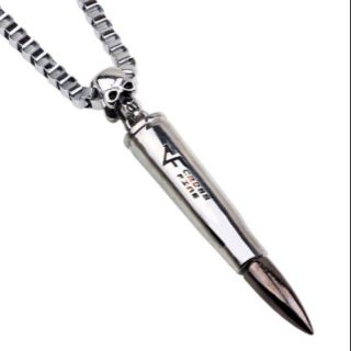 Dây chuyền nam hình viên đạn titanium cross fire Âu Mỹ VCCROSSFRIE