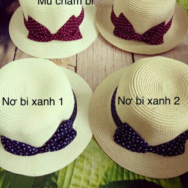 Combo 5 mũ cói tiểu thư