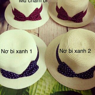 Combo 5 mũ cói tiểu thư