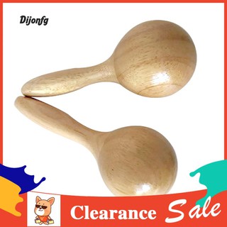 Đồ chơi nhạc cụ Maraca bằng gỗ cho bé