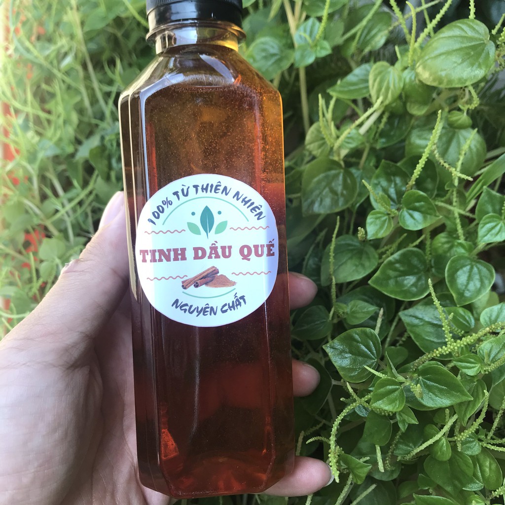 Tinh Dầu Quế Nguyên Chất - [Chai 330ml] - Thơm, Khử Mùi, Xua Đuổi Côn Trùng, Giảm Căng Thẳng, Mệt Mỏi