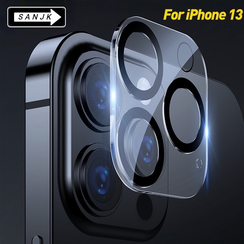 Miếng Dán Bảo Vệ Ống Kính Máy Ảnh Trong Suốt Cho iPhone 11 12 13 mini pro max Ốp