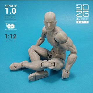 File in 3D mô hình ZIPGUY 1.0 ZIP TIE ACTION FIGURE