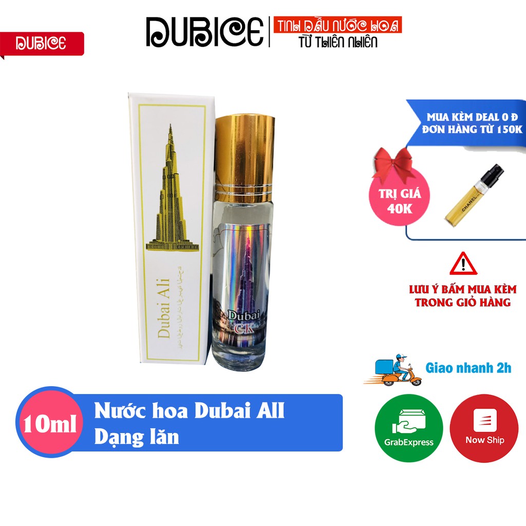 Tinh dầu nước hoa Dubai Ali CK dạng lăn mini 10ml