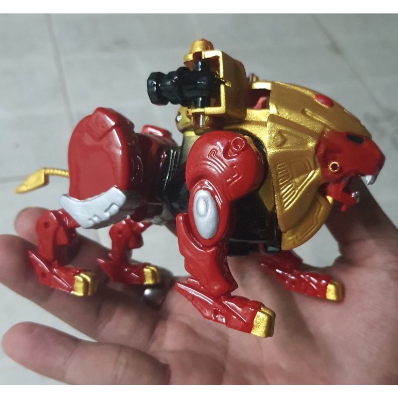 Mô hình đồ chơi siêu nhân gao Gaoranger. gao sư tử đỏ china.