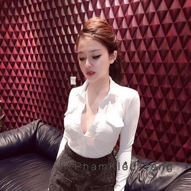 Áo sơ mi chất thun len co giãn. Giá hạ nhiệt:240k