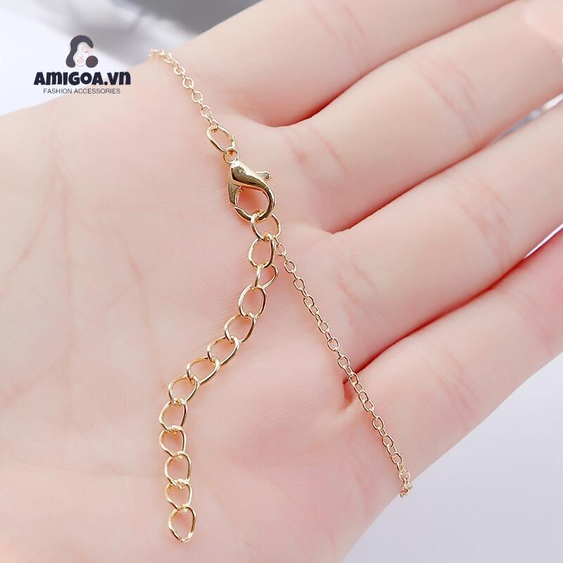 Vòng Đeo Tay Họa Tiết Cỏ Bốn Lá/Trái Tim/Lá