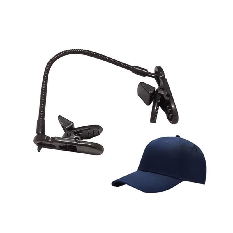 Set 5 Kẹp Mũ Lưỡi Trai Chống Gió Có Thể Thu Gọn An Toàn Kẹp Mũ Lưỡi Trai Gắn Hạt Cườm