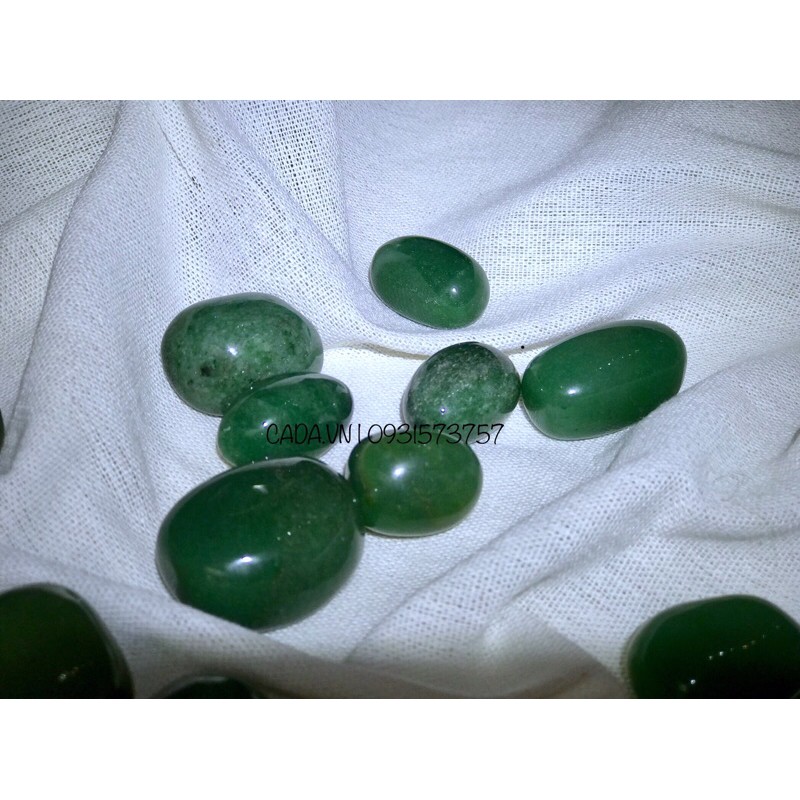 (3 viên) AVENTURINE TUMBLED - sỏi thach anh xanh | BigBuy360 - bigbuy360.vn