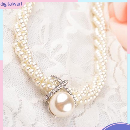 Vòng cổ chuỗi hạt ngọc trai nhân tạo sang trọng thanh lịch dành cho nữ