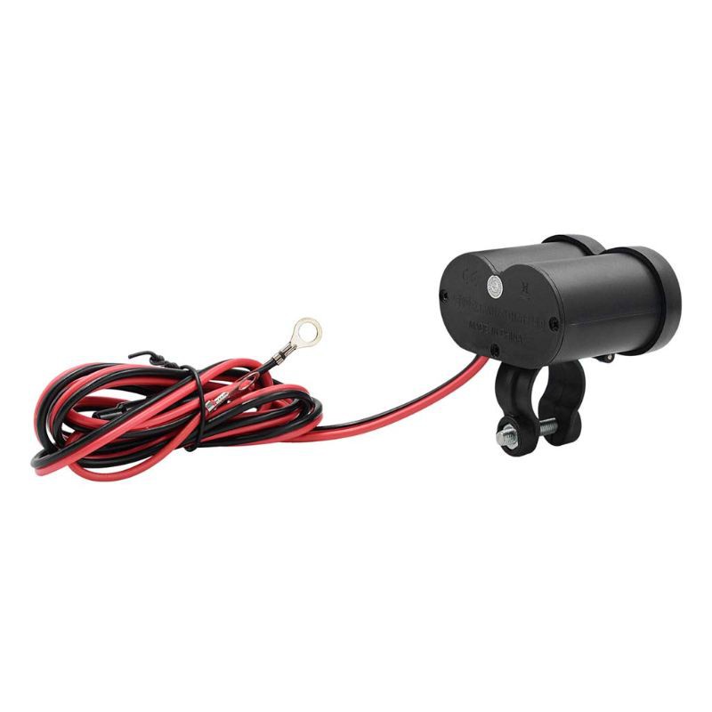 Tẩu sạc USB 12V gắn tay lái xe mô tô chống thấm nước có công tắc tiện lợi