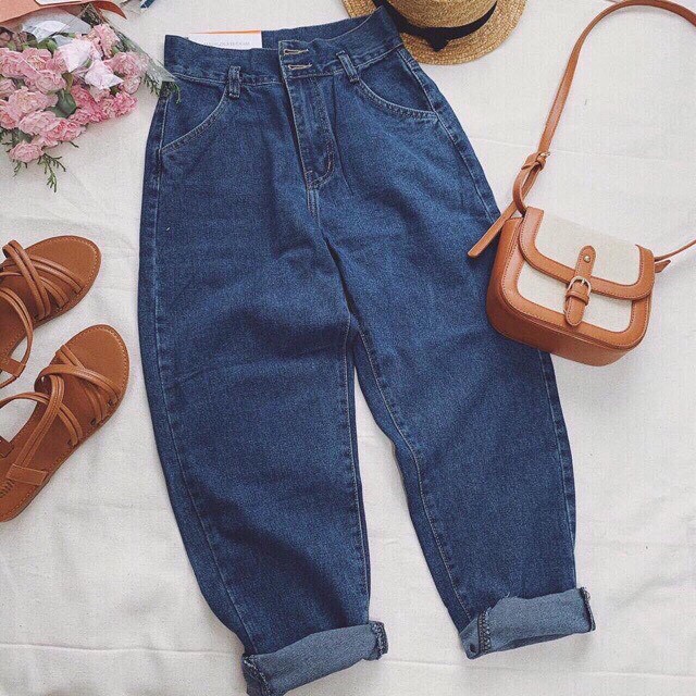 Quần Baggy Nữ Đậm🌸[ FREESHIP]🌸GIAM 10k Quần Baggy Ống Côn 2 Khuy Full Size Siêu Đẹp [ẢNH THẬT] | BigBuy360 - bigbuy360.vn