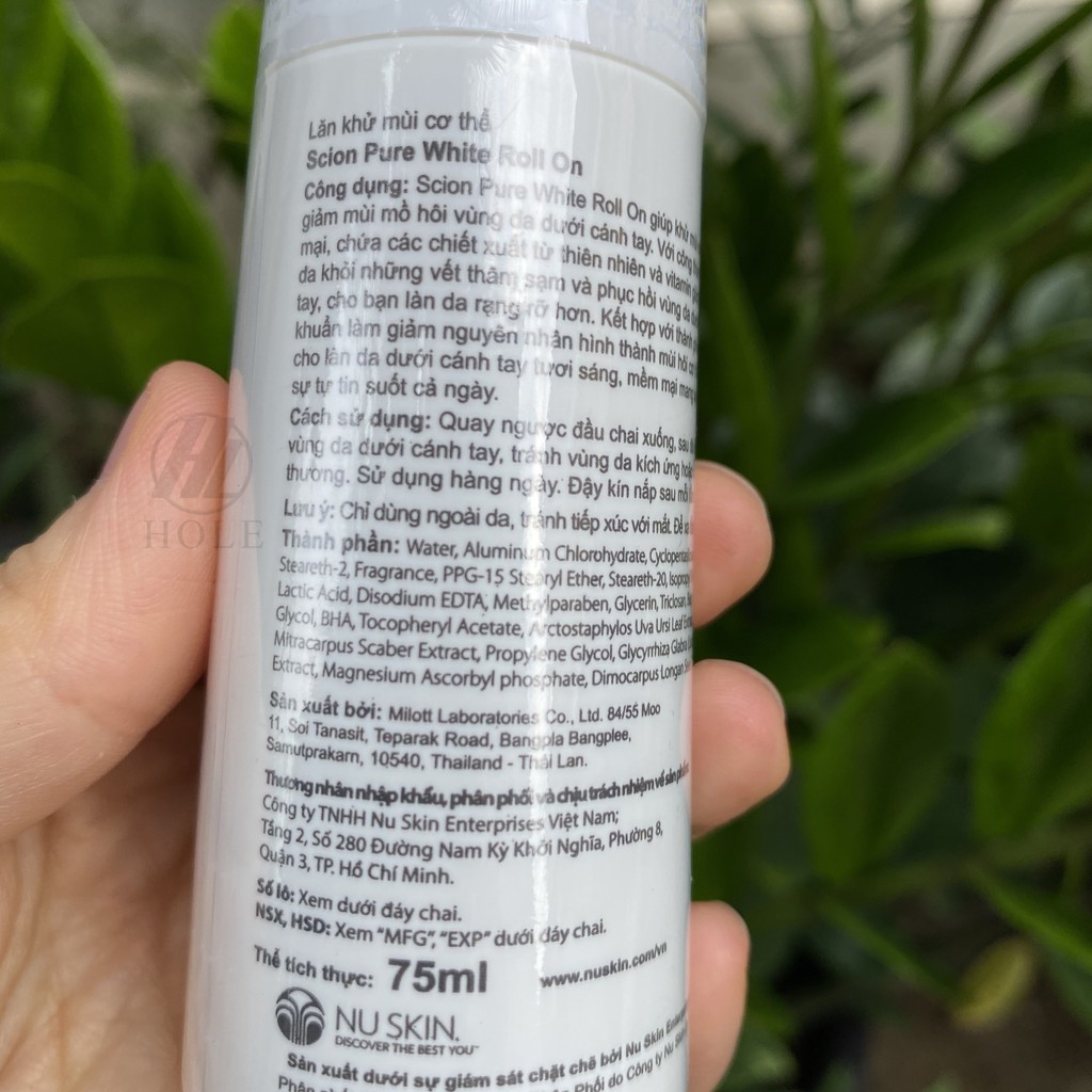 [Hàng Chính Hãng] Lăn Khử Mùi  và Trắng Da Scion Pure White Roll On