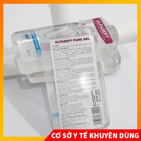Dung dịch rửa tay sát khuẩn-Dung dịch rửa tay khô ALFASEPT Pure gel #2