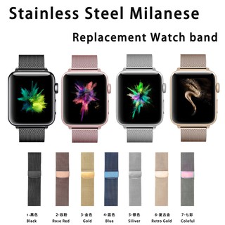 Dây đeo thép không gỉ milanese thời trang dành cho đồng hồ thông minh Apple Watch phiên bản 5/4/3/2/1