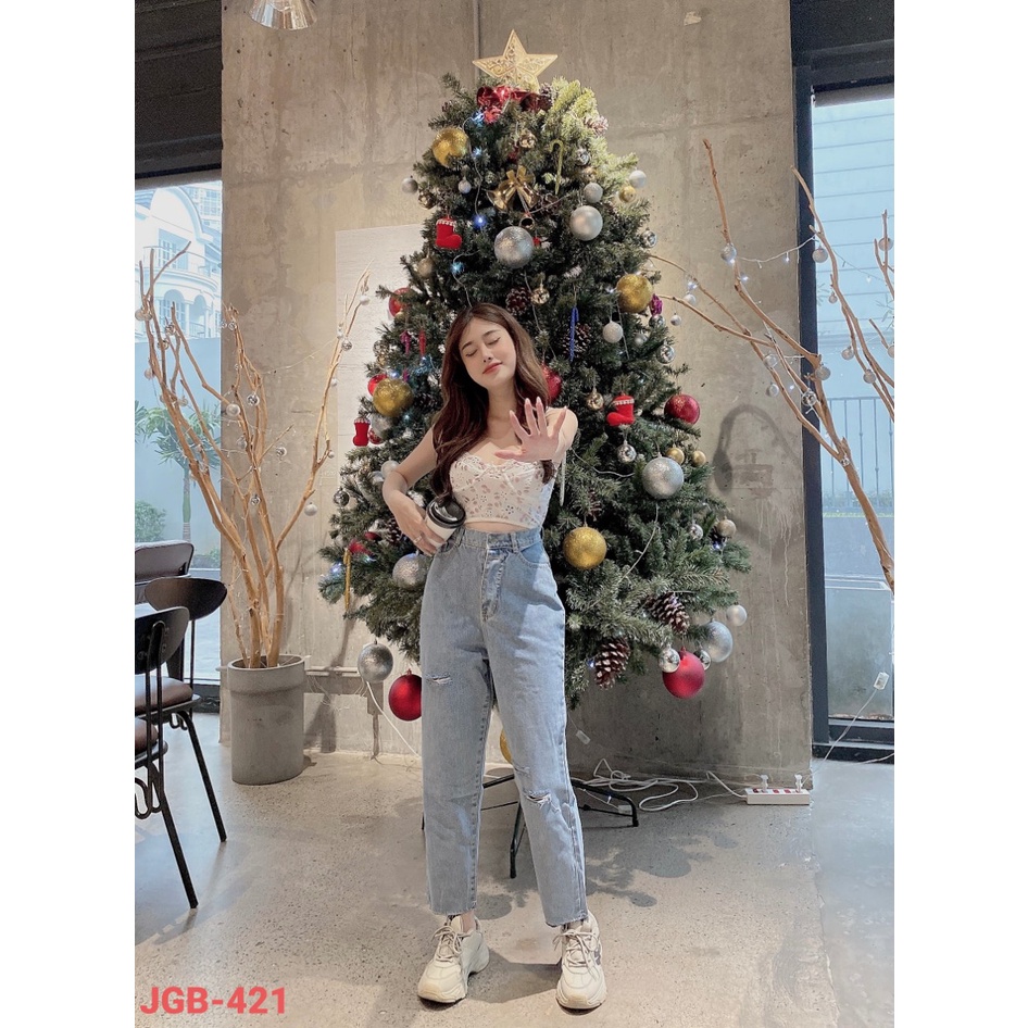 Quần Baggy rách Dành Cho Nữ MinaFashion 421
