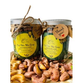 Combo 4 hũ 250gr (1kg)hạt điều rang muối vỏ lụa đặc sản Bình Phước(redsunnut) hạt khô, trái cây sấy