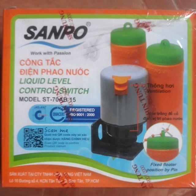 Phao Điện Bồn Nước [ CHỐNG CẠN, CHỐNG TRÀN]  ST-70AB