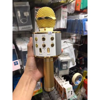 Micro karaoke kèm Loa Bluetooth WS-858