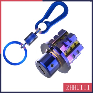 Bộ móc khóa + đầu chìa khóa bằng titan cnc chuyên dụng chất lượng cao