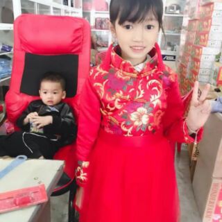 Váy tết bé gái