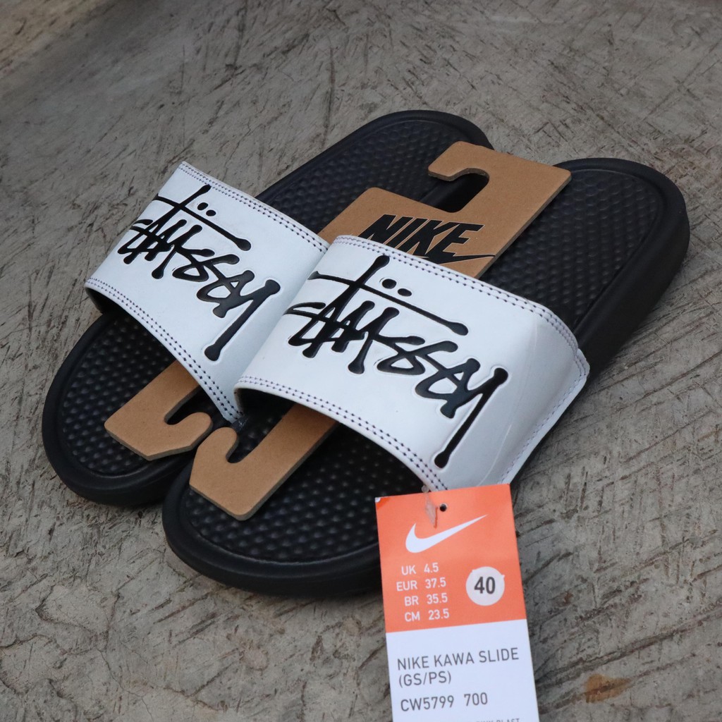 Dép Xỏ Ngón Nike Benassi X Stussy Thời Trang Cho Nam Nữ