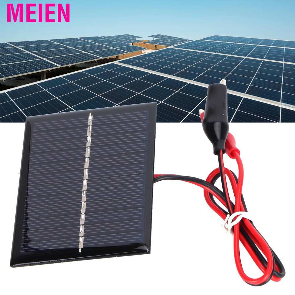 Tấm Sạc Năng Lượng Mặt Trời 0.6w 6v Polysilicon Cho Đèn Đồ Chơi 3.7v