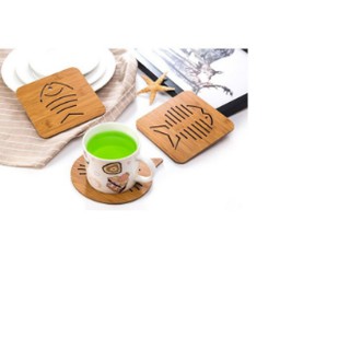Miếng lót nồi gỗ (giao hình ngẫu nhiên)