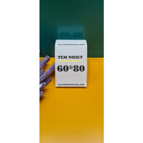 Giấy In Tem Nhiệt  60x80 mm - 6x8 cm