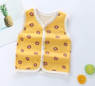 Combo 2 Áo khoác gile nỉ cho bé