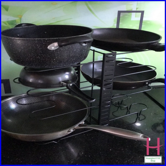 Kệ để xoong nồi đa năng nhiều tầng sang xịn mịn