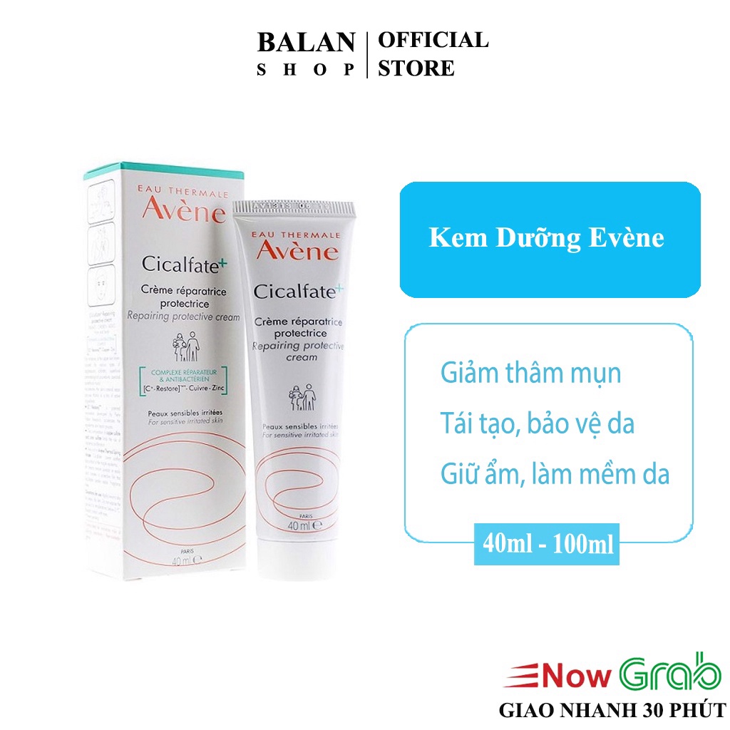 Kem Dưỡng Avene Cicalfate Repair Cream - Kem Giảm Thâm Phục Hồi Da 40ml - 100ml - Balan Shop