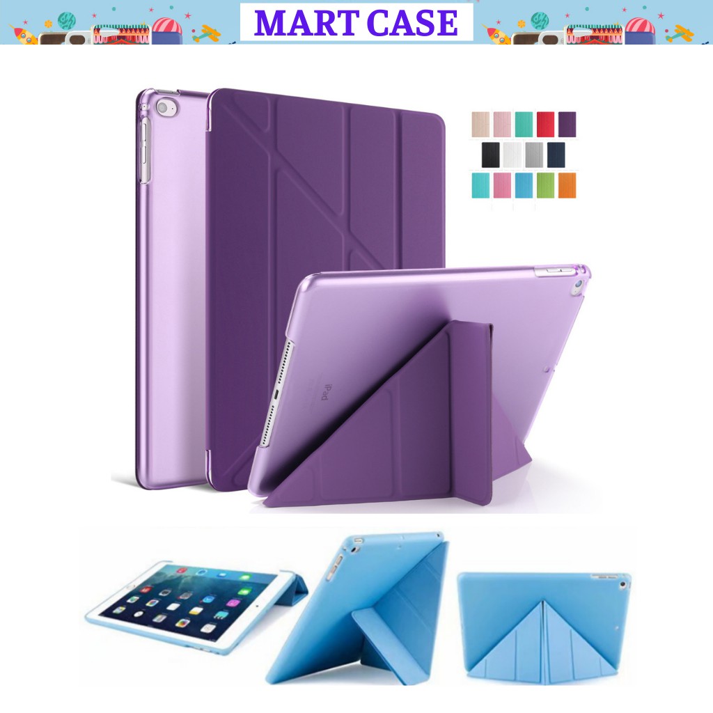 Ốp ipad Gập tam giác cực chất ốp ipad gen 8/7/pro 9.7/10.5/Air 3/10.2 gen7/8...MART CASE