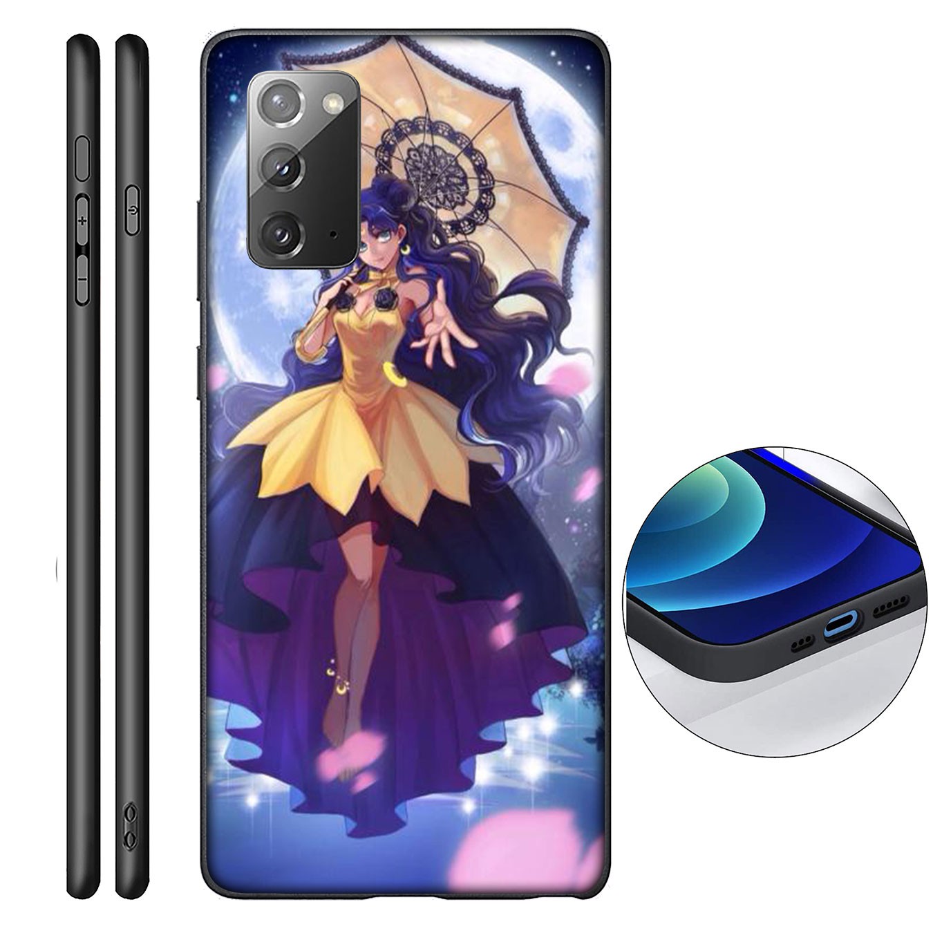 SAILOR MOON Ốp Lưng Silicone Mềm In Hình Thủy Thủ Mặt Trăng Cho Xiaomi Redmi Note 5 Pro Plus 5a 4x S2 Mi Poco X3 Nfc M3 9t