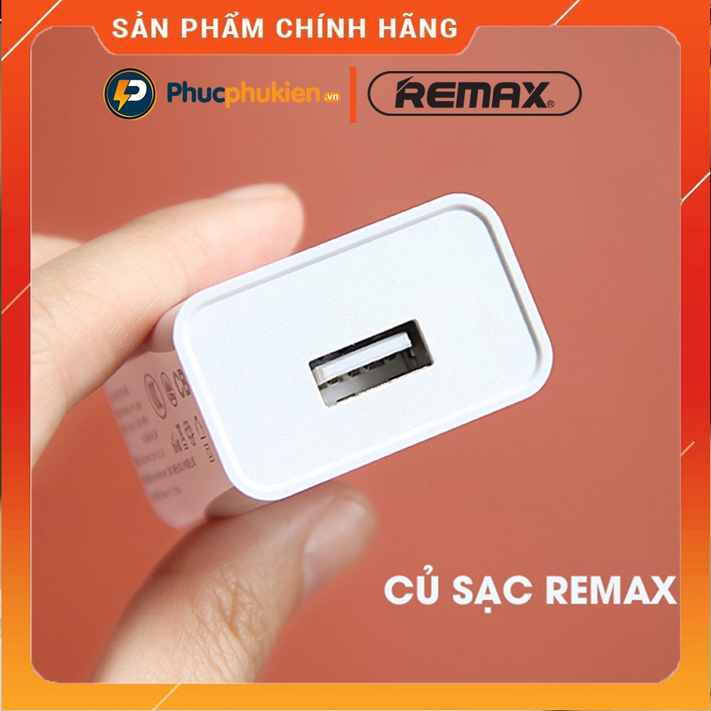 Củ sạc nhanh iPhone 2.1A chính hãng Remax Rp U110 / Ry U03 | BigBuy360 - bigbuy360.vn