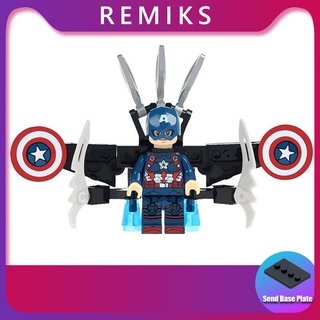 MARVEL Bộ Lego Xếp Hình Captain America Mg0001