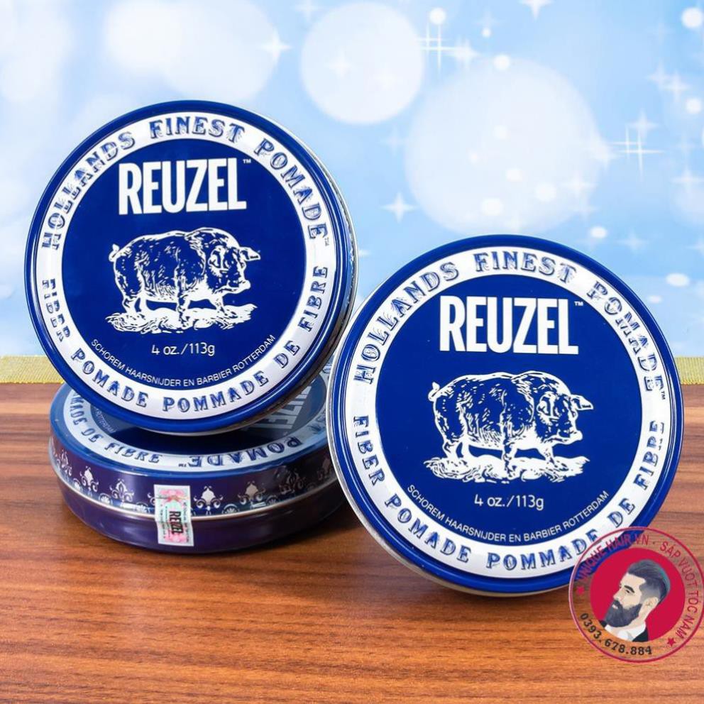 Chiết Dùng Thử : Sáp vuốt tóc Reuzel Fiber Pomade  ! Travel Size 10-20-30g