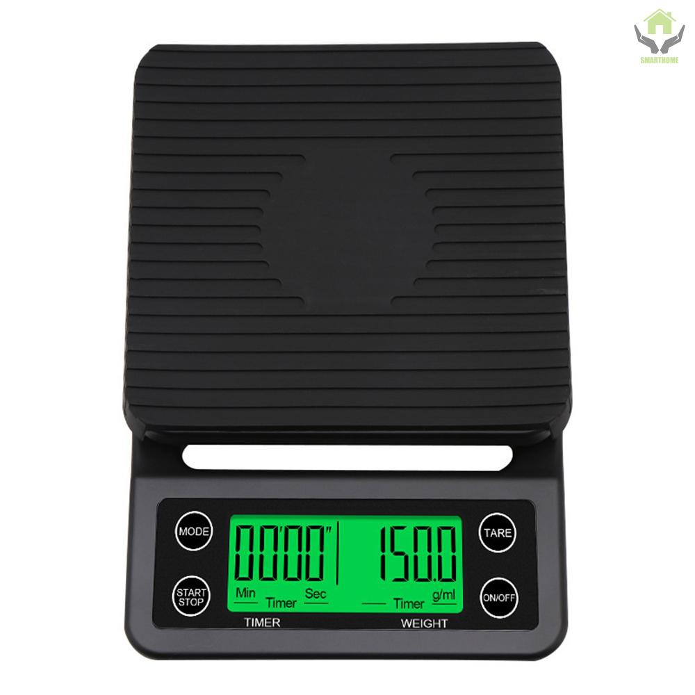 Accurate Electric Kitchen Scale,Coffee Scale with Timer High-precision Kitchen Scale Mini Electronic Platform Scale Food Weighing Scale