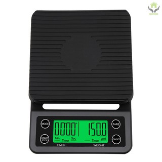 Accurate Electric Kitchen Scale,Coffee Scale with Timer High-precision Kitchen Scale Mini Electronic Platform Scale Food Weighing Scale