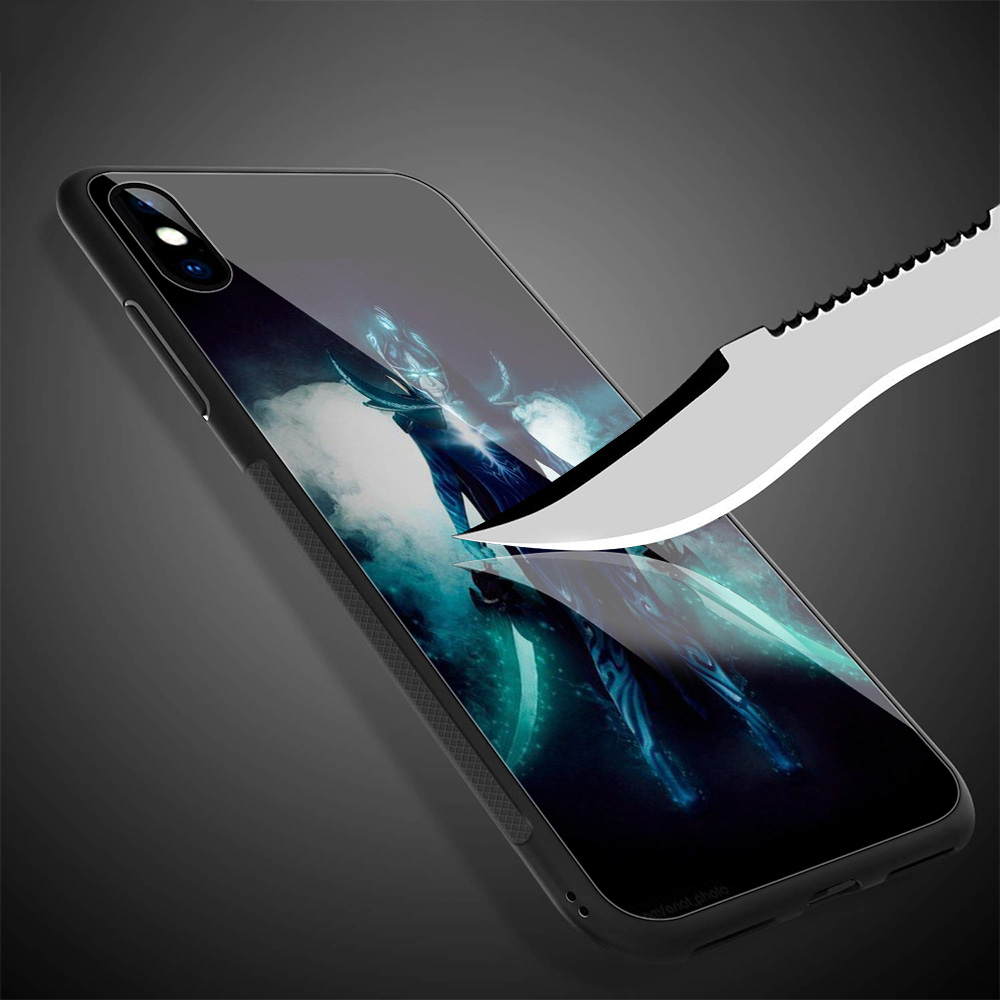 Ốp Điện Thoại Cạnh Mềm Mặt Kính Cường Lực Hình Dota 2 Va39 Cho Apple Iphone 12 Mini Pro Xs Max 8 5 5s Se 2020 Plus