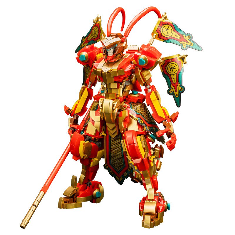 Mẫu Lắp Ráp mô hình 61001 Monkey King Wukong Mecha 1288pcs