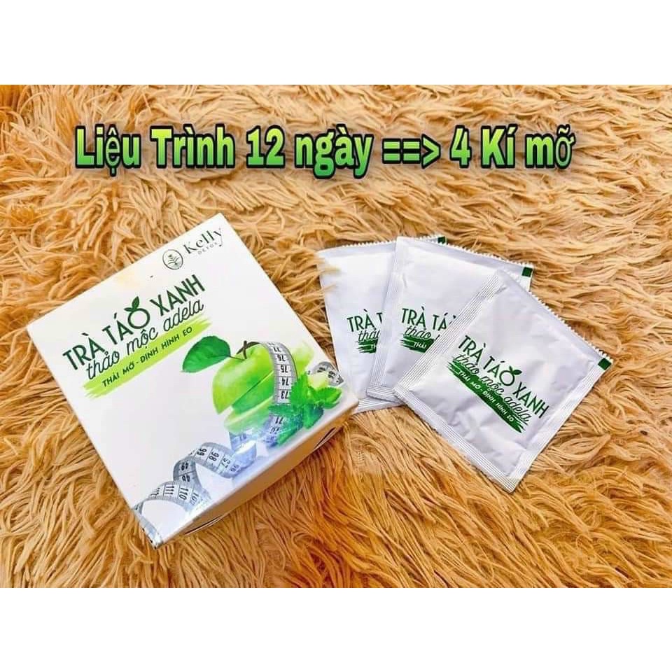 TRÀ TÁO XANH GIẢM CÂN THẢI ĐỘC MỠ HỘP 12 GÓI 💘