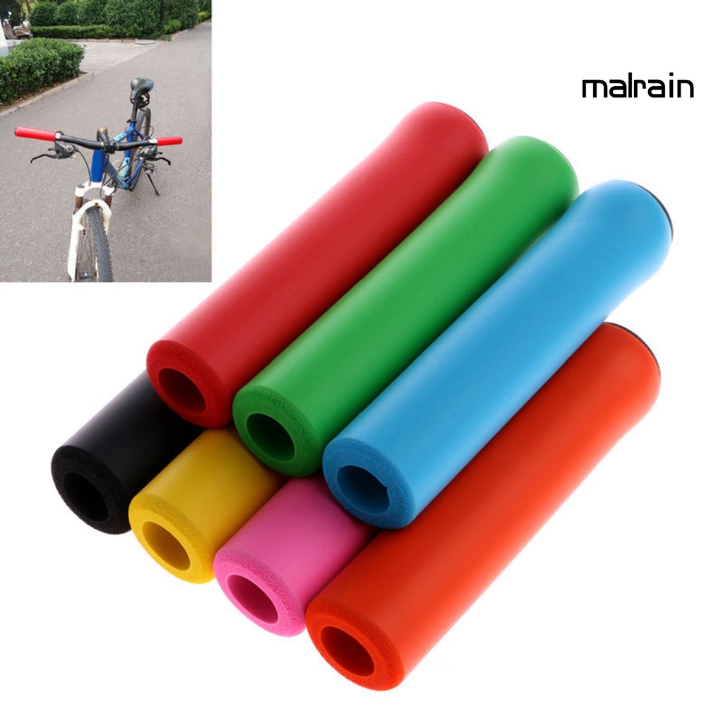 1 Cặp Vỏ Bọc Tay Lái Xe Đạp Leo Núi Bằng Silicon Mềm Siêu Nhẹ Chống Trượt