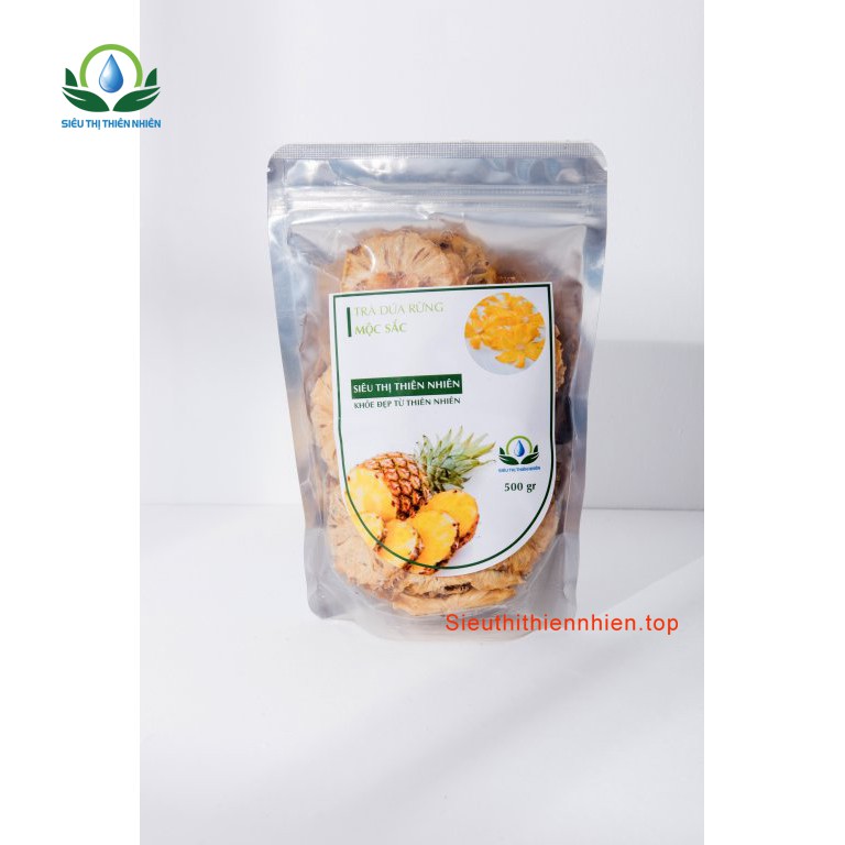 Dứa thái lát sấy khô đóng túi zip thương hiệu Mộc Sắc | BigBuy360 - bigbuy360.vn
