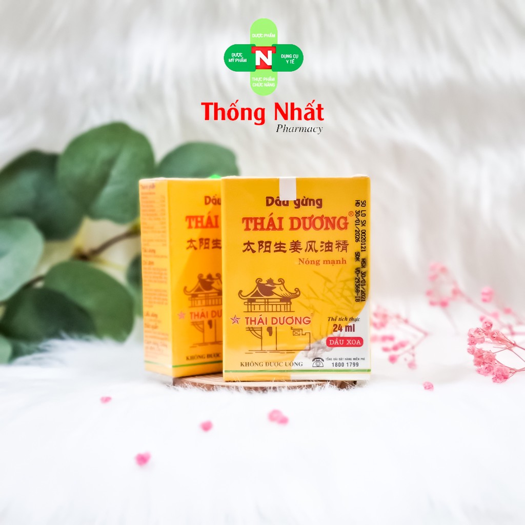 [CHÍNH HÃNG] - DẦU GỪNG THÁI DƯƠNG CHAI LỚN 24ML