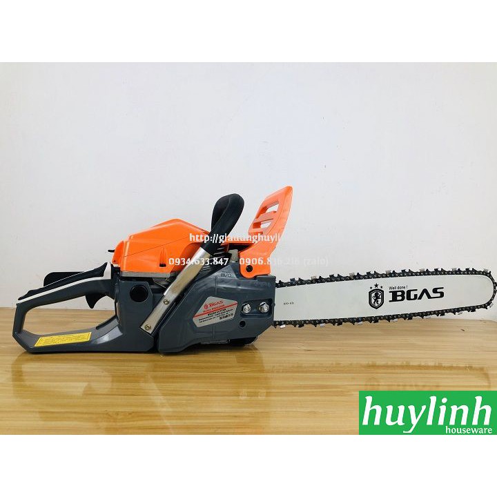 Máy cưa xích chạy xăng Bgas BGA5200R - 50cm - 2.2kw - 52cc